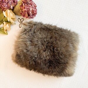Vintage Gimbel Brothers Real Fur Hand Muff